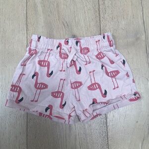 Hanna Andersson Flamingo Shorts - 18M